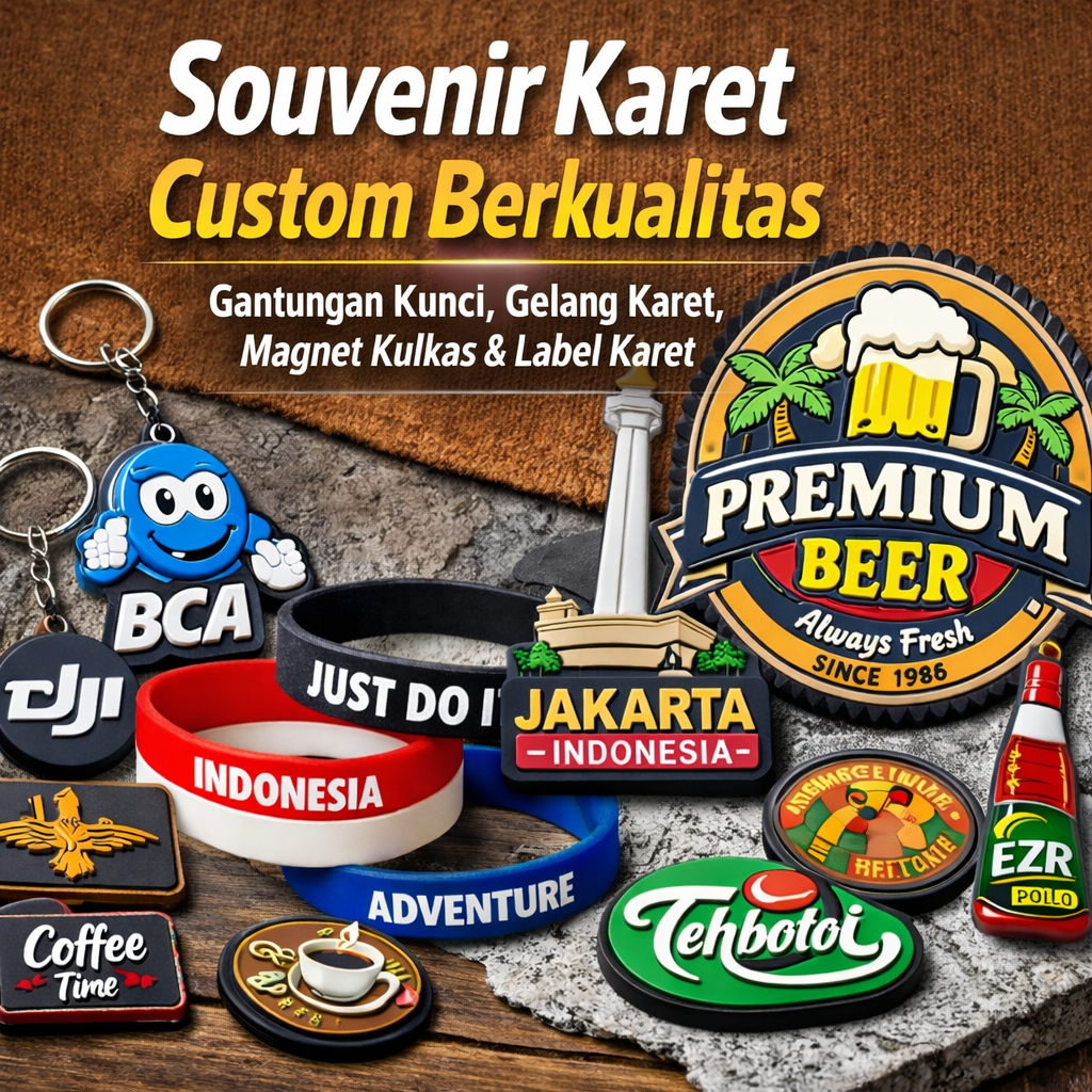 Souvenir Karet Custom